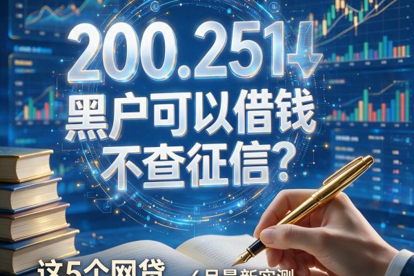 黑户app可以借钱不查征信？6月最新实测这5个网贷不上征信、不用还！