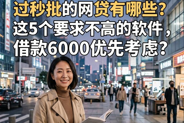 2026年必看！易过秒批的网贷有哪些？这5个要求不高的软件，借款6000优先考虑