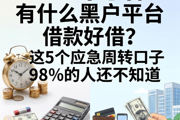 2026年必看!有什么黑户平台借款好借?这5个应急周转口子98%的人还不知道