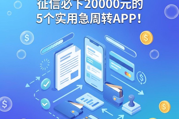 无视征信!黑户借钱不查征信必下20000元的5个实用急周转APP
