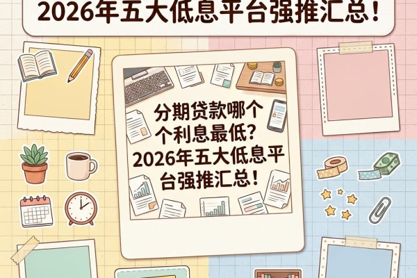 分期贷款哪个利息最低?2026年五大低息平台强推汇总!