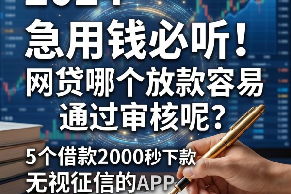 急用钱必看！网贷哪个放款容易通过审核呢？这5个借款2000秒下款、无视征信的APP深度整理
