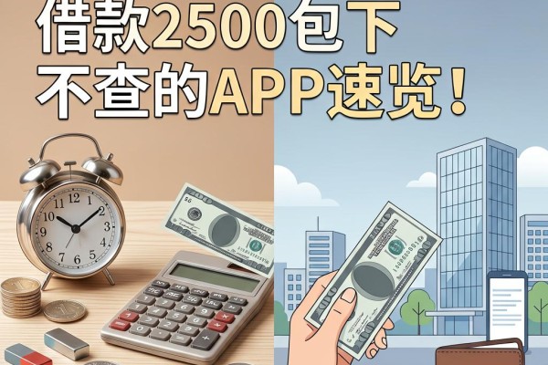 2026年正规贷款平台大盘点,这几家借款2500包下不查的APP速览!