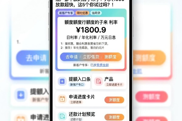 黑户必下款的口子来了！人人1000放款超快，这5个你试过吗？