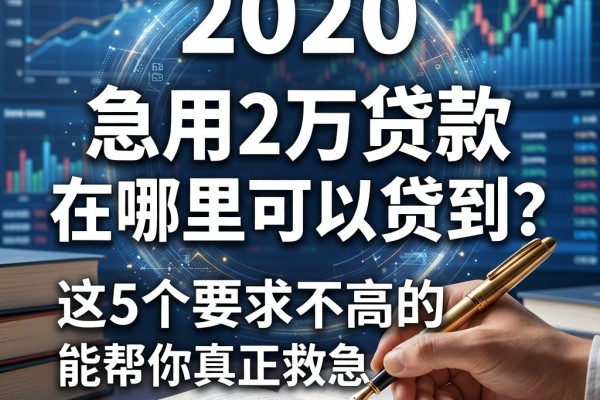 急用2万贷款在哪里可以贷到?这5个要求不高的平台能帮你真正救急
