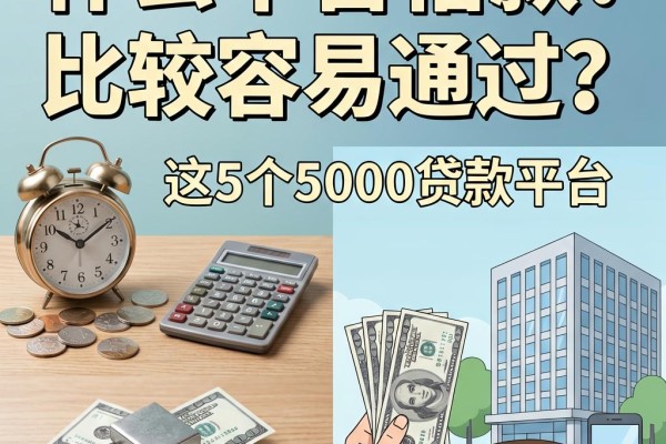 急需用钱必看!什么平台借款比较容易通过?这5个5000贷款平台审核超宽松
