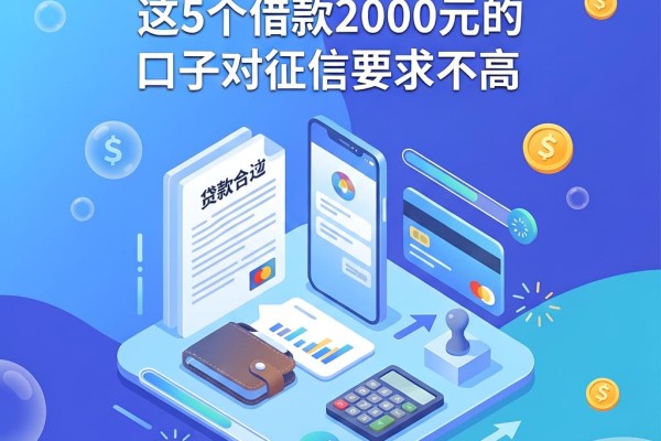 网贷好通过的有哪些平台?这5个借款2000元的口子对征信要求不高