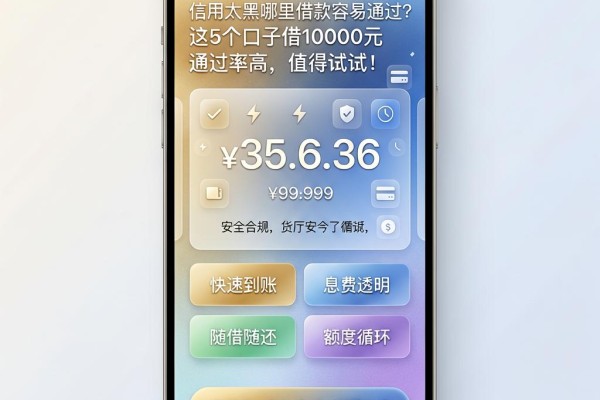 信用太黑哪里借款容易通过?这5个口子借10000元通过率高,值得试试