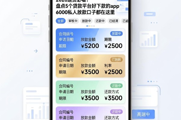 2026速贷必看!盘点5个贷款平台好下款的app,6000私人放款口子都在这里