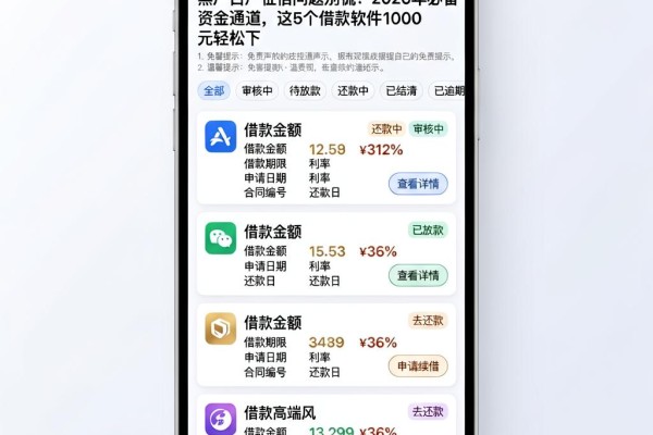 黑户白户征信问题别慌!2026年必备资金通道,这5个借款软件1000元轻松下