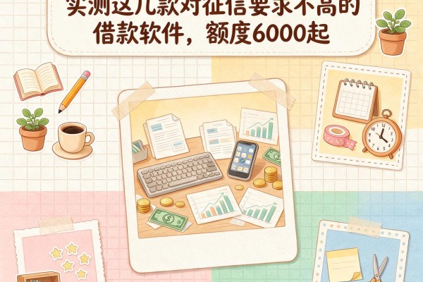 不看征信也能办信用卡？实测这几款对征信要求不高的借款软件，额度6000起