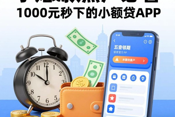 信用卡逾期、小额贷款黑户必看!2026年这5个不查黑户、1000元秒下的小额贷APP,界面好操作赶紧存