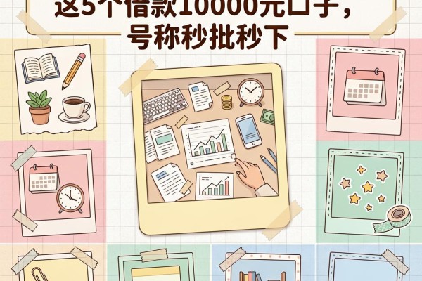 高炮最新口子1500必冲!这5个借款10000元口子,号称秒批秒下