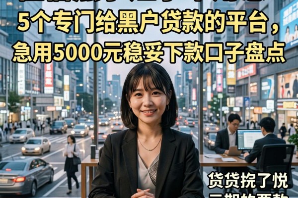 征信黑了烂了不用愁!5个专门给黑户贷款的平台,急用5000元稳妥下款口子盘点