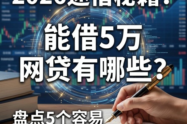 能借5万的网贷有哪些?2026速借秘籍:盘点5个容易下款的借款5万口子