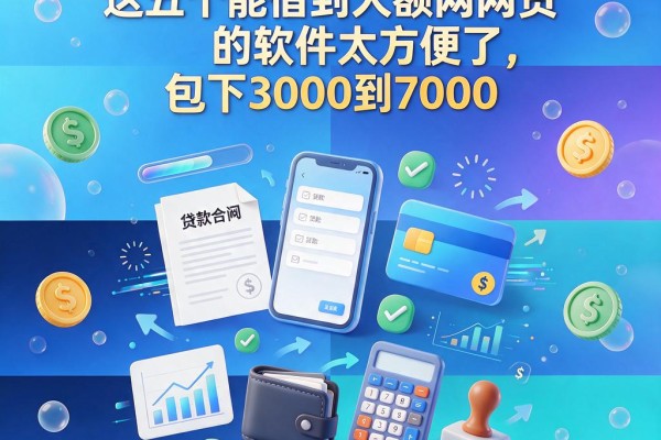 5月热门推荐!这五个能借到大额网贷的软件太方便了,包下3000到7000