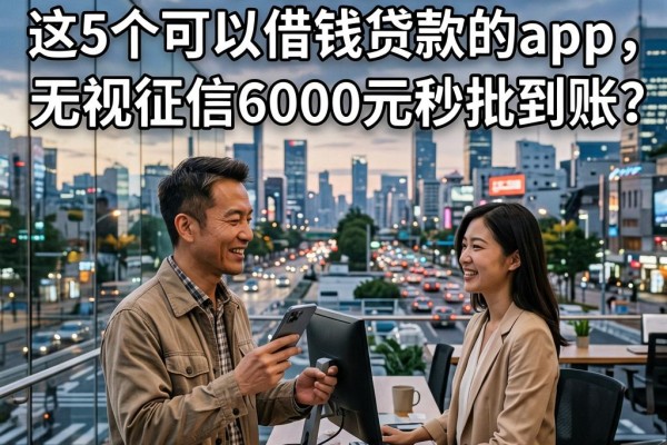 2026年急用钱必看!这5个可以借钱贷款的app,无视征信6000元秒批到账