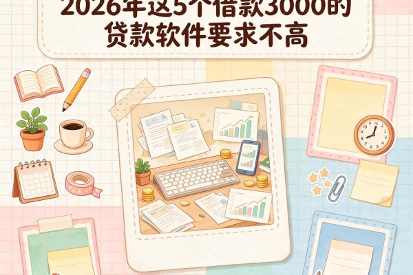 21岁黑户也能过！2026年这5个借款3000的贷款软件要求不高