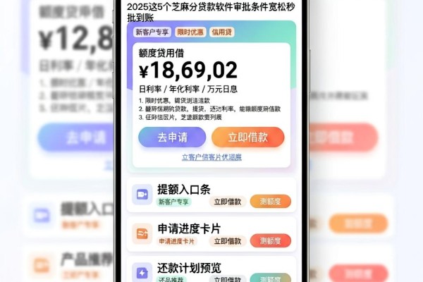 征信有逾期也能借500应急周转？2025这5个芝麻分贷款软件审批条件宽松秒批到账
