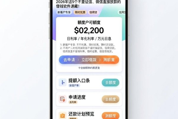 真心不好的哪个平台能贷款？2026年这5个不查征信、微信直接放款的借钱软件速藏