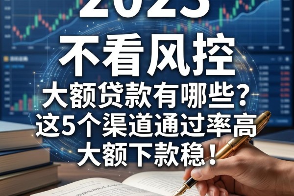 不看风控的大额贷款有哪些?这5个渠道通过率高,大额下款稳!