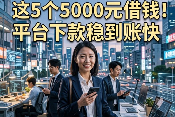 2026无视征信负债大数据！这5个5000元借钱平台下款稳到账快