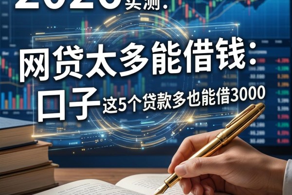 网贷太多能借钱的口子2026实测:这5个贷款多也能借3000、对资质要求不高的口子速看