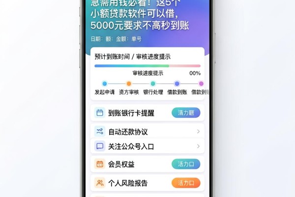 急需用钱必看!这5个小额贷款软件可以借,5000元要求不高秒到账