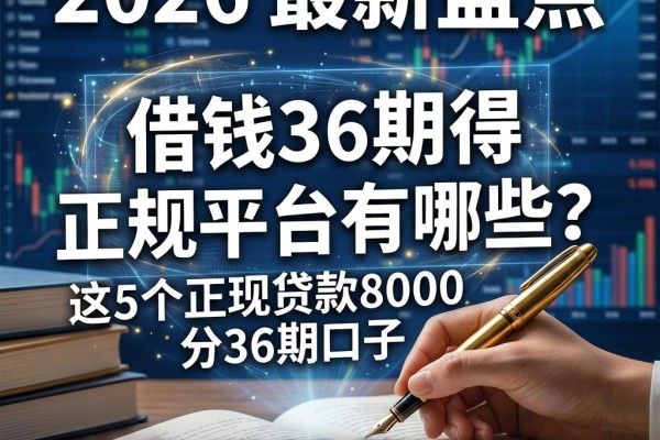 2026最新盘点：借钱36期得正规平台有哪些？这5个正规贷款8000分36期口子，应急周转超适配！