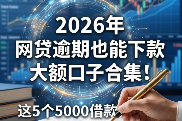 2026年网贷逾期也能下款的大额口子合集!这5个5000借款平台对征信要求不高