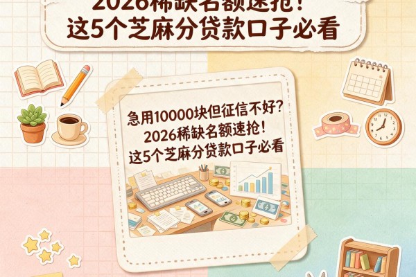 急用10000块但征信不好?2026稀缺名额速抢!这5个芝麻分贷款口子必看