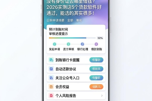 没有身份证去哪里借钱？2026实测这5个贷款软件好通过，能选的其实很多！