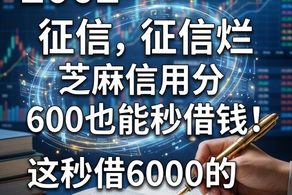 征信黑、征信烂、芝麻信用分600也能秒借钱!这5个秒借6000的口子急需必看