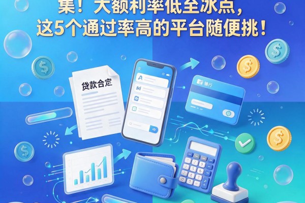 2026黑户贷款最新口子大合集！大额利率低至冰点，这5个通过率高的平台随便挑！