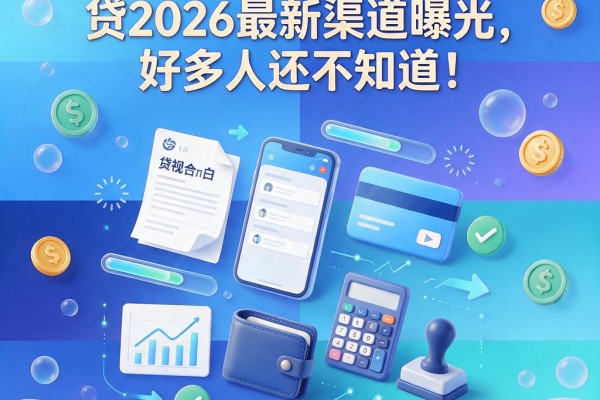 无视黑白芝麻信用分贷2026最新渠道曝光,好多人还不知道!