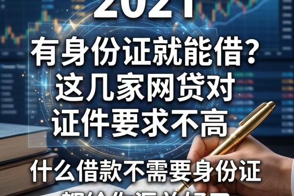 有身份证就能借？这几家网贷对证件要求不高，什么借款不需要身份证都给你汇总好了