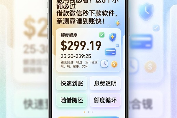 急用钱必看！这5个小额必过借款微信秒下款软件，亲测靠谱到账快