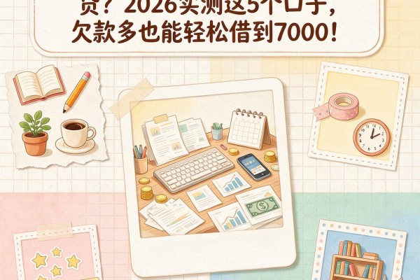 信用卡欠款多反而容易申请网贷？2026实测这5个口子，欠款多也能轻松借到7000！