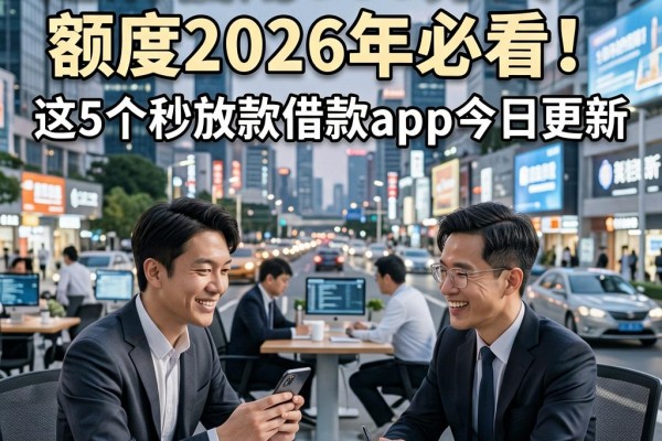 芝麻信用500分贷款额度2026年必看！这5个秒放款借款App今日更新
