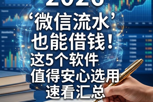 微信流水也能借钱!这5个软件值得安心选用,速看汇总