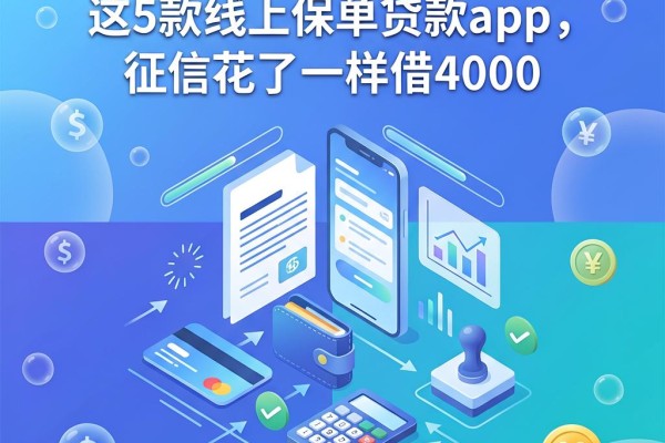 有逾期也能贷！这5款线上保单贷款app，征信花了一样借4000