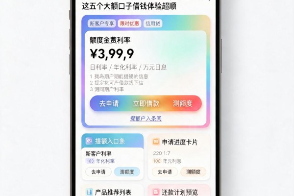 黑户必看!小贷逾期了也能稳下2000元,这五个大额口子借钱体验超顺