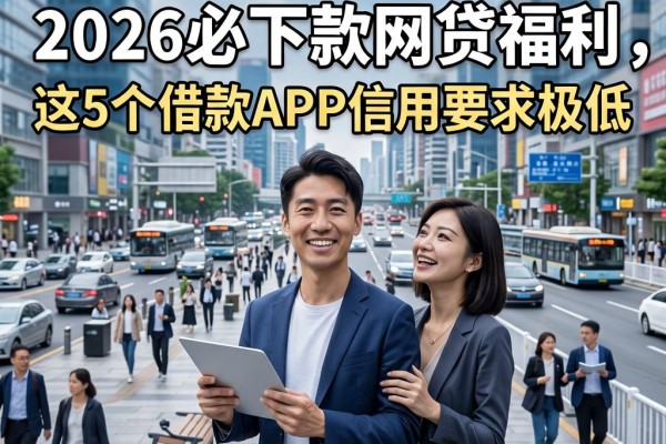 不刷脸不查信用分!2026必下款网贷福利,这5个借款APP信用要求极低