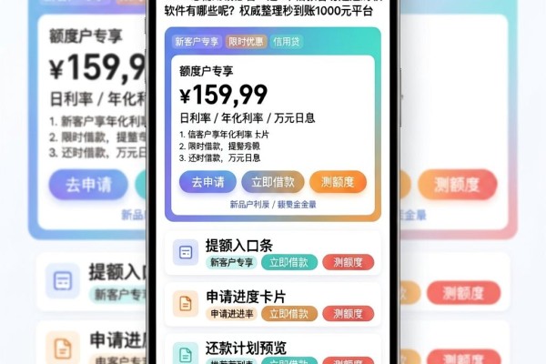 2026急需用钱必看！这5个借款容易通过的软件有哪些呢？权威整理秒到账1000元平台