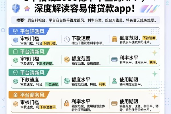2026爆款整理！5个借钱2000稳下不查的APP，深度解读容易借贷款app