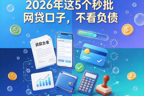 有公积金必下！2026年这5个秒批网贷口子，不看负债