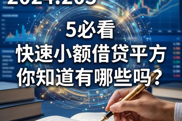 5个必看的快速小额借贷平台,你知道有哪些吗?