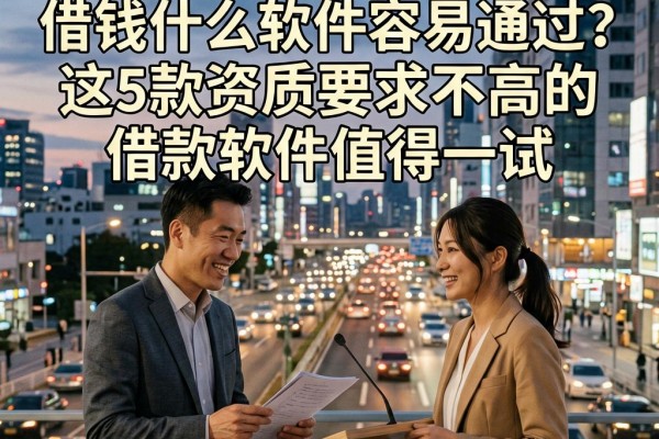 2026年盘点:借钱什么软件容易通过?这5款资质要求不高的借款软件值得一试