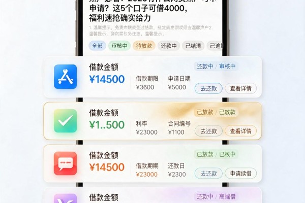 黑户必看！2026有什么网贷黑户可申请？这5个口子可借4000，福利速抢确实给力