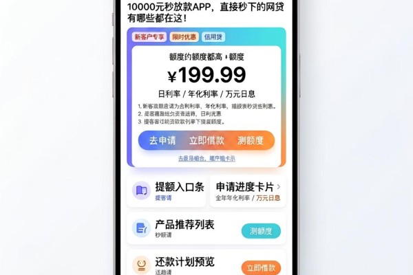 急需用钱?这5个对资质要求不高的10000元秒放款APP,直接秒下的网贷有哪些都在这!